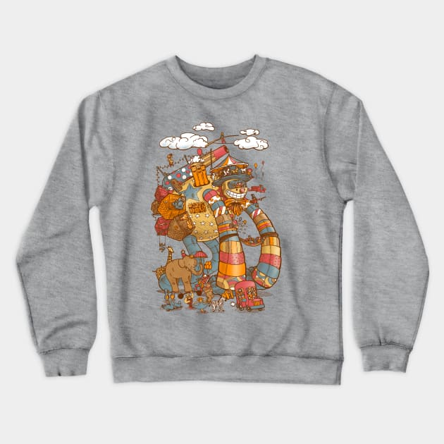 The Circusbot Crewneck Sweatshirt by nickv47